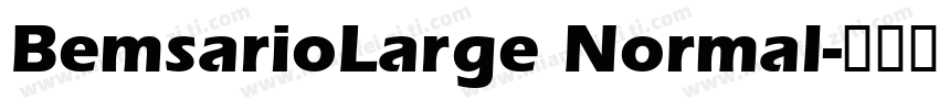BemsarioLarge Normal字体转换